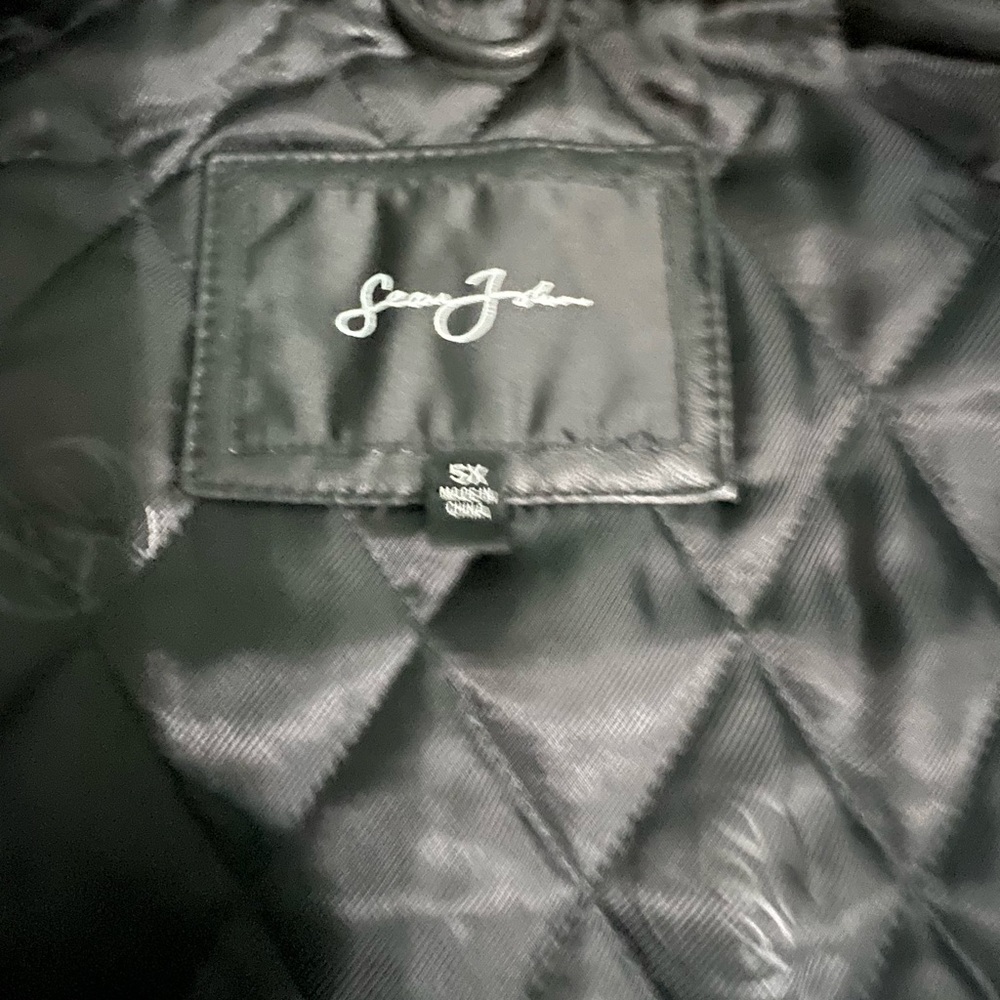 Sean Jean Men big size (5x) leather jacket
